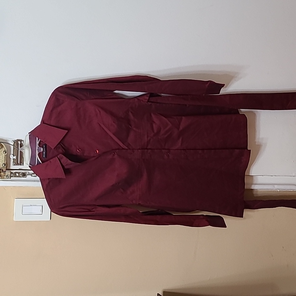 NY & Company shirt dress with tie